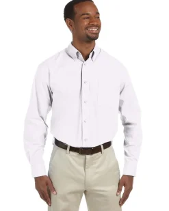 M510T - Men's Tall 3.1 oz. Essential Long-Sleeve Poplin<Harriton Fashion