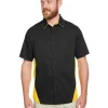 M586T - Men's Tall Flash IL Colorblock Short Sleeve Shirt<Harriton Best