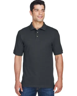 M200T - Tall 6 oz. Ringspun Cotton Piqué Short-Sleeve Polo<Harriton Fashion