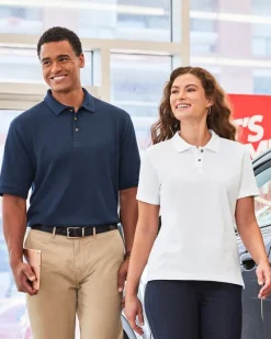 M200W - Ladies 6 oz. Ringspun Cotton Piqué Short-Sleeve Polo<Harriton Discount
