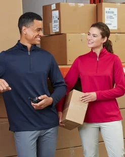 M748W - Ladies Advantage Snag Protection Plus IL Quarter-Zip<Harriton Outlet