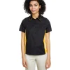 M586W - Ladies Flash IL Colorblock Short Sleeve Shirt<Harriton New