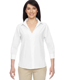 M610W - Ladies Paradise Three-Quarter Sleeve Performance Shirt<Harriton Discount