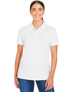 M205W - Ladies Valiant Cotton Snag Protect Polo<Harriton Hot