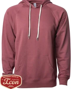 SS1000 - Unisex Lightweight Loopback Terry Hooded Pullover<Independent Trading Co. Hot