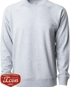 SS1000C - Unisex Lightweight Loopback Terry Crew<Independent Trading Co. Clearance