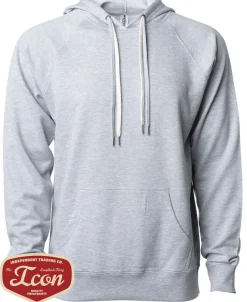 SS1000 - Unisex Lightweight Loopback Terry Hooded Pullover<Independent Trading Co. Hot