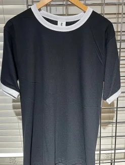 911 - Canadian Made Superweight Cotton Ringer Tee<King Athletics Fashion