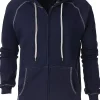 8017 - Fleece Full-Zip String Hoodie<King Athletics Outlet