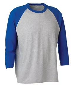 934 - Men's 3/4 Sleeve Baseball T<King Athletics Sale