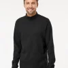 KF4600 - Jersey Interlock Mockneck Long Sleeve T-Shirt<King Fashion Hot