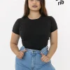 43005 - Original Baby Rib Tee<Los Angeles Apparel Outlet
