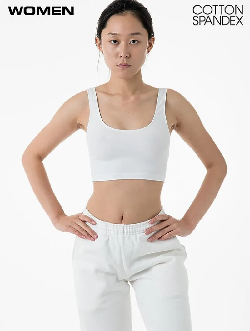 8383 - Women's Cotton-Blend Crop Top<Los Angeles Apparel Online