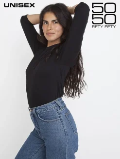 ff53 - 34-Sleeve Raglan Tee<Los Angeles Apparel Outlet
