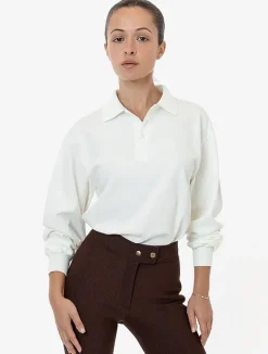 18417gd - Long Sleeve Polo T-Shirt<Los Angeles Apparel Sale