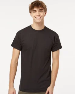 M & O Knits 3541 - MEN'S FINE BLEND TEE<M&O Discount