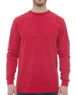 M & O Knits 5520 L/S T-SHIRT RING SPUN<M&O New