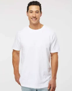 M & O Knits 5500 RING SPUN ADULT T-SHIRT<M&O Outlet