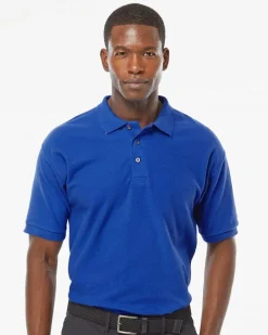 M & O Knits 7002 S/S COMBED RING SPUN PIQUÉ POLO<M&O Sale