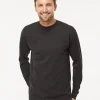 4820 - Gold Soft Touch Long Sleeve T-Shirt<M&O Clearance