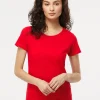 4810 - Women's Gold Soft Touch T-Shirt<M&O Hot