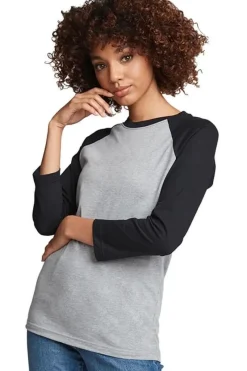 6251 - Adult CVC 3/4 Raglan<Next Level Discount