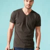 6240 - Premium Fitted CVC V-Neck Tee<Next Level Best