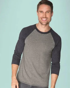 6051 - Unisex Tri-Blend Three-Quarter Sleeve Raglan Tee<Next Level Discount