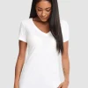 1540 - Women’s Lightweight Combed Cotton V-Neck Tee<Next Level Best
