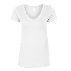 1540 - Women’s Lightweight Combed Cotton V-Neck Tee<Next Level Best