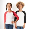 3352 - Youth CVC 3/4 Raglan T-shirt<Next Level Discount