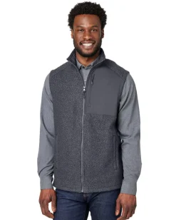 NE714 - Men's Aura Sweater Fleece Vest<North End Fashion