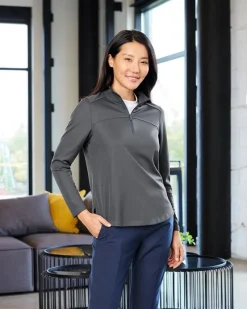 NE412W - Ladies Express Tech Performance Quarter-Zip<North End Best
