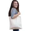 Q125300 - Canvas Shopper with Gusset<Q-Tees Best
