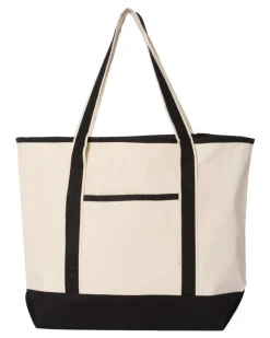 Q1500 - Large Canvas Deluxe Tote<Q-Tees Outlet