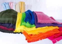 T100 - Fingertip Towel Fringed<Q-Tees Online