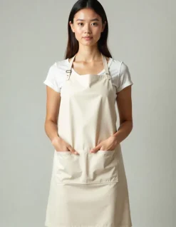 DE9125 - BENOIT Long apron in twill fabric<Roly Discount
