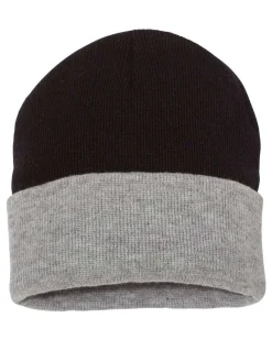 SP12T - 12" Color Blocked Cuffed Beanie<Sportsman Clearance