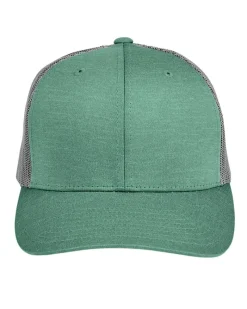 TT802 - by Yupoong® Adult Zone Sonic Heather Trucker Cap<Team 365 Sale