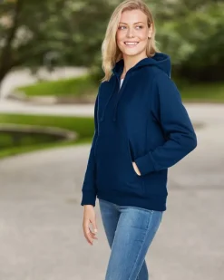 TT97 - HydroSport Heavyweight Water-Repellent Quarter-Zip Hoodie<Team 365 Discount