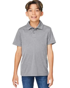 TT51HY - Youth Zone Sonic Heather Performance Polo<Team 365 Best