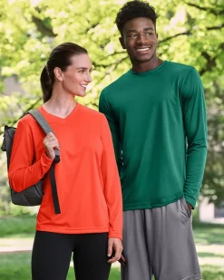 TT11L - Men's Zone Performance Long-Sleeve T-Shirt<Team 365 Discount