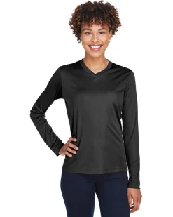 TT11WL - Ladies Zone Performance Long-Sleeve T-Shirt<Team 365 New
