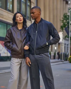 395J - Unisex Bomber Jacket<Threadfast Clearance