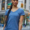 200RV - Ladies Ultimate Short-Sleeve V-Neck T-Shirt<Threadfast Best
