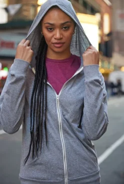 320Z - Unisex Ultimate Fleece Full-Zip Hooded Sweatshirt<Threadfast Outlet