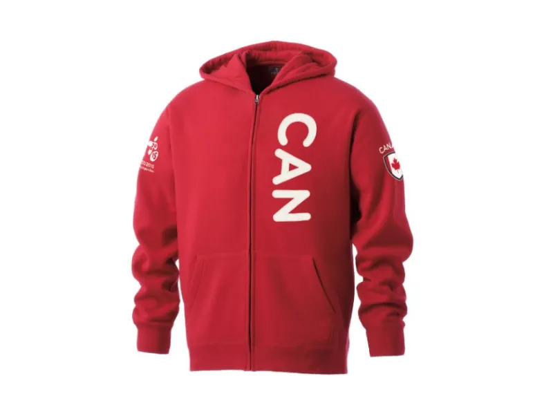 658122 - (K) CANADA Fleece Zip Hoody<Trimark Best
