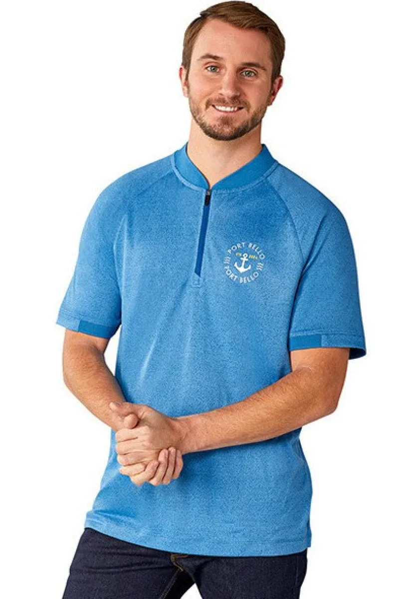 16706 - M-KINPORT SS Stand Collar Polo<Trimark Sale