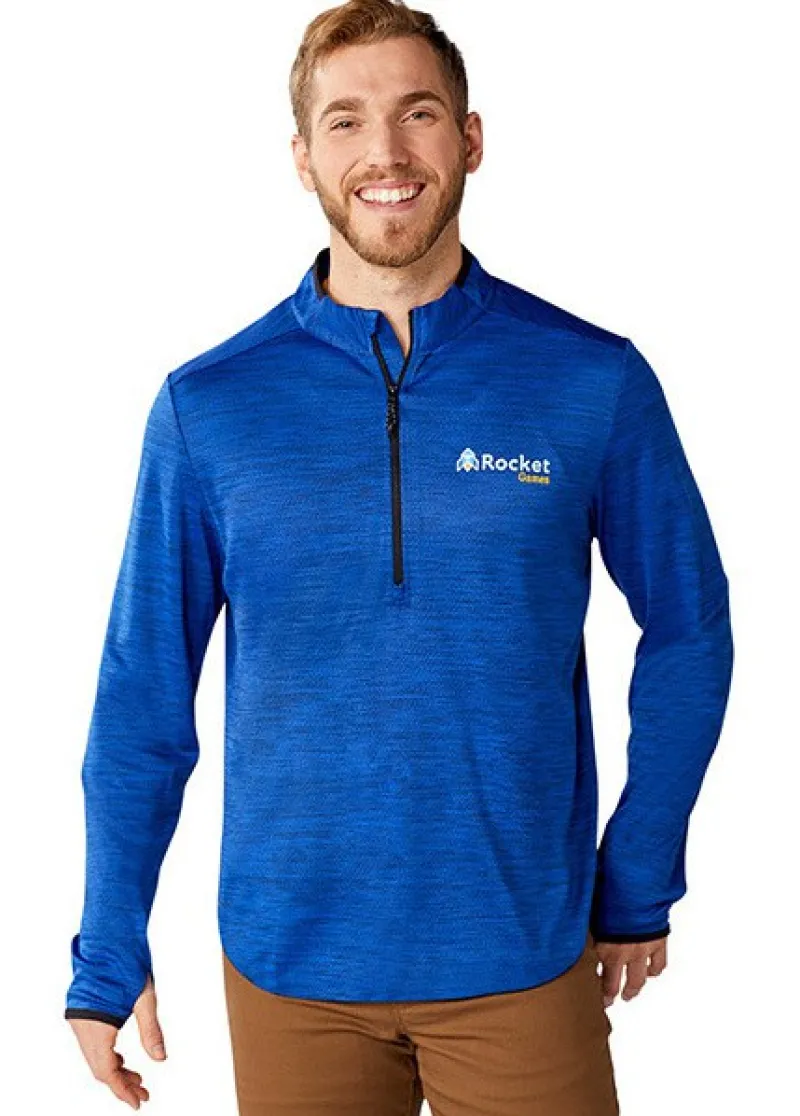 18307 - M-MATHER Knit Half Zip<Trimark Sale