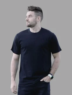 va401 - 50/50 Poly-Cotton Tee<Vancouver Apparel New